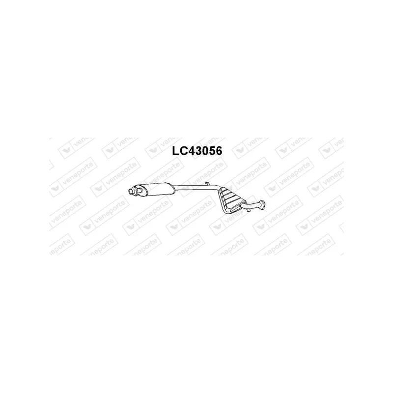Silencieux central VENEPORTE LC43056
