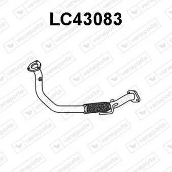 Tuyau d'échappement VENEPORTE LC43083