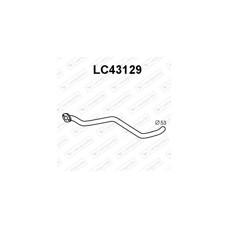 Tuyau d'échappement VENEPORTE LC43129