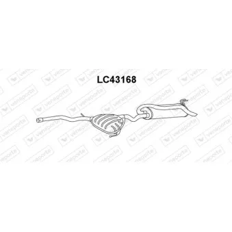 Silencieux arrière VENEPORTE