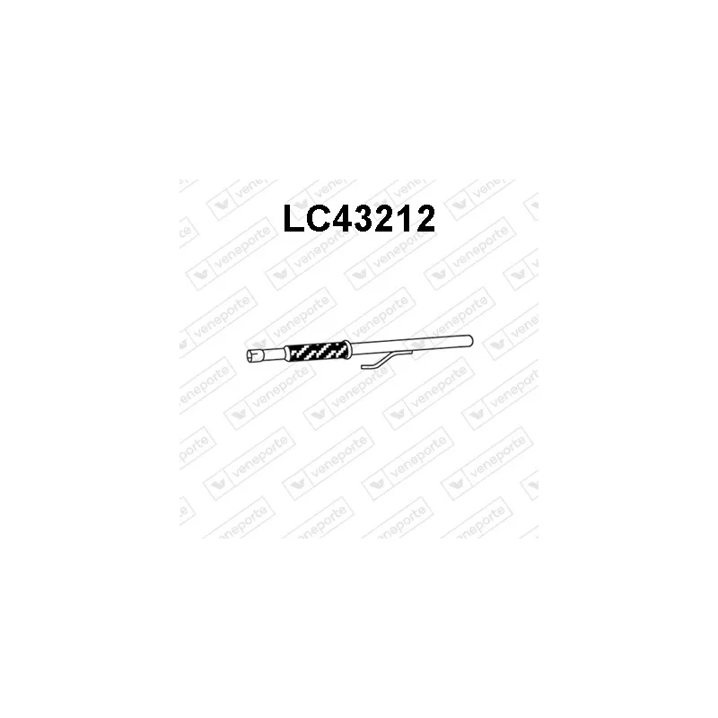 Tuyau d'échappement VENEPORTE LC43212