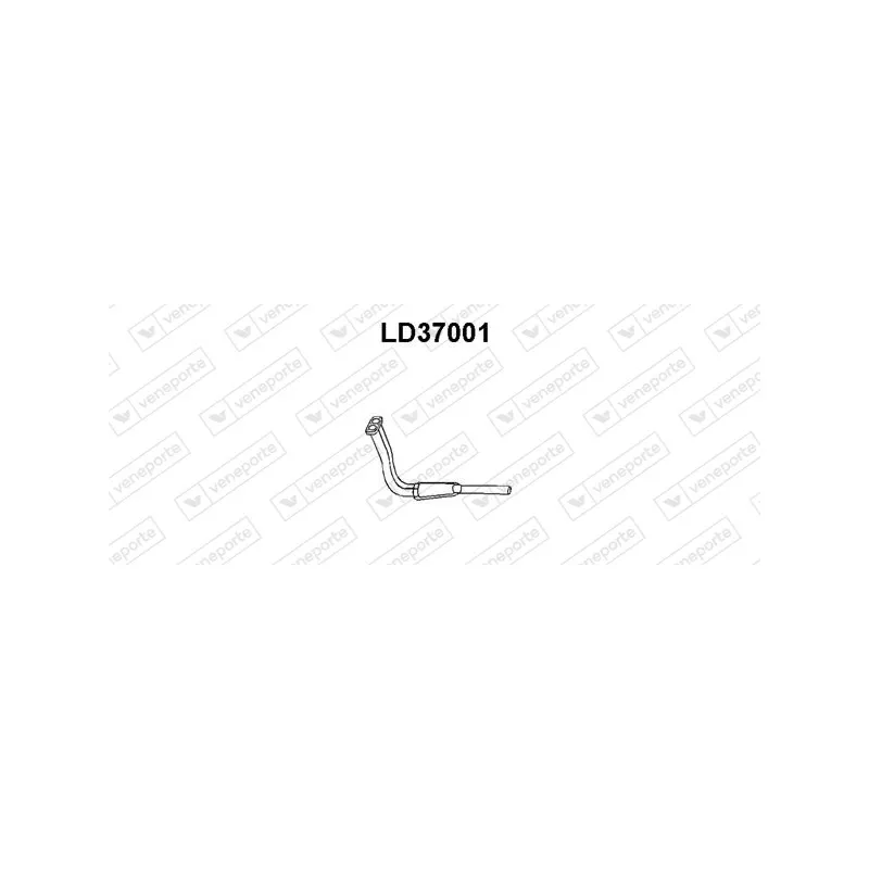 Tuyau d'échappement VENEPORTE LD37001