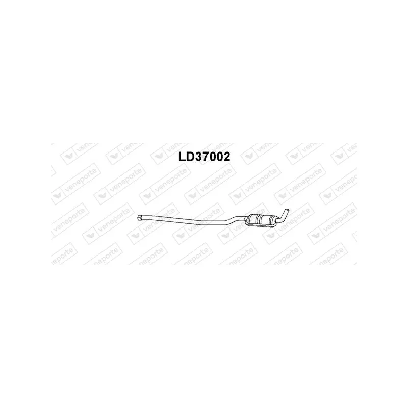 Silencieux central VENEPORTE LD37002