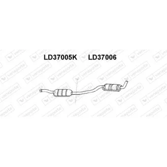 Silencieux central VENEPORTE