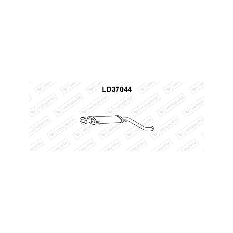 Silencieux avant VENEPORTE LD37044