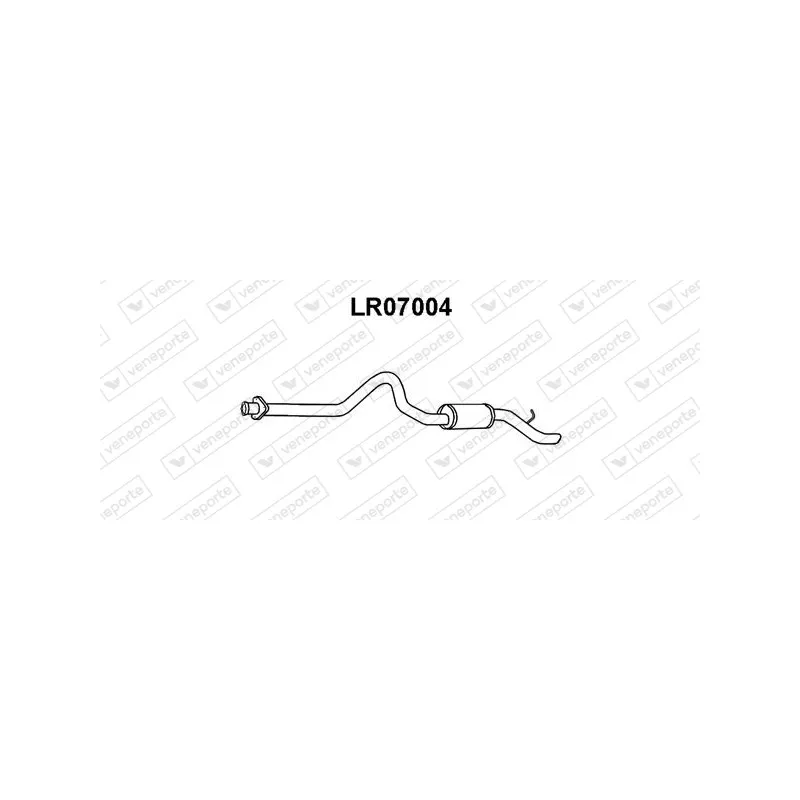 Silencieux arrière VENEPORTE LR07004