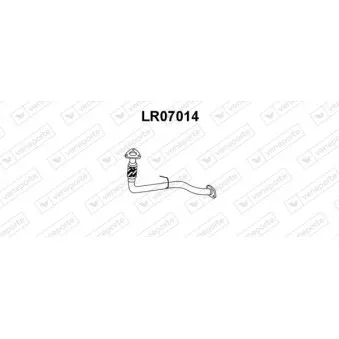 Tuyau d'échappement VENEPORTE LR07014