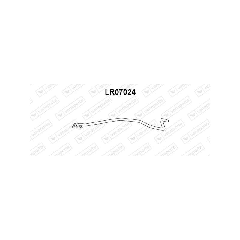 Tuyau d'échappement VENEPORTE LR07024