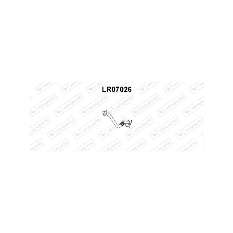 Tuyau d'échappement VENEPORTE LR07026
