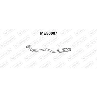 Silencieux avant VENEPORTE ME50007
