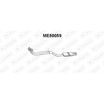Silencieux avant VENEPORTE ME50059