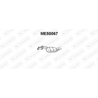 Silencieux central VENEPORTE ME50067