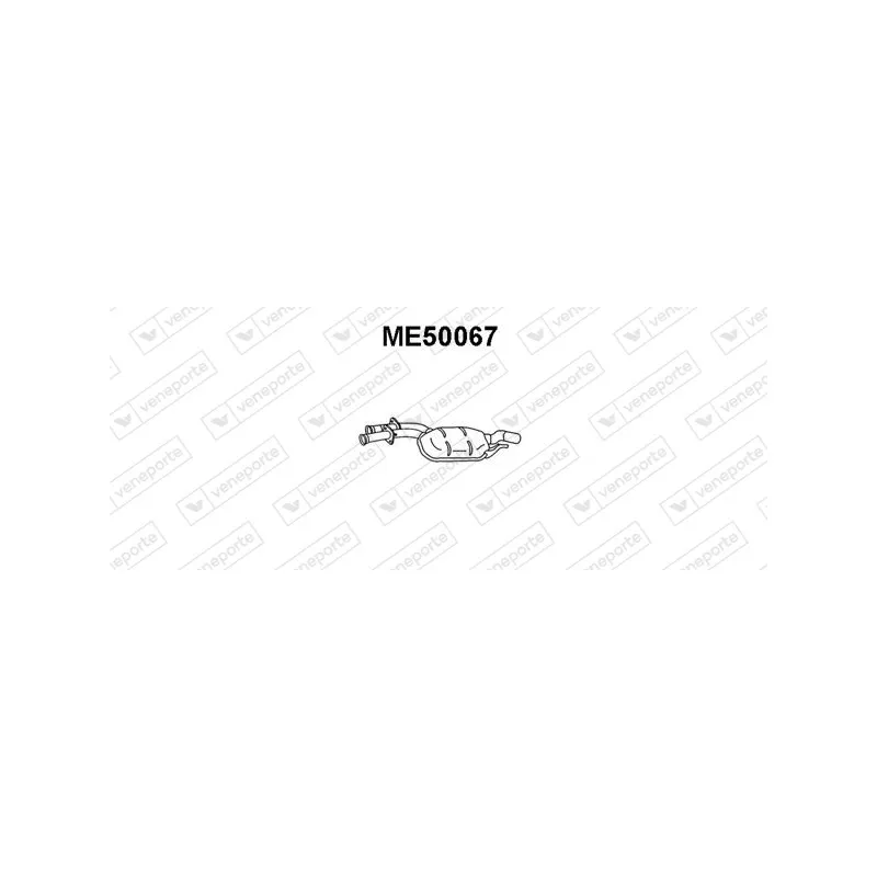 Silencieux central VENEPORTE ME50067