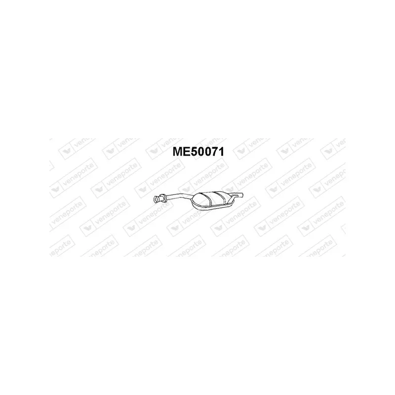 Silencieux central VENEPORTE ME50071