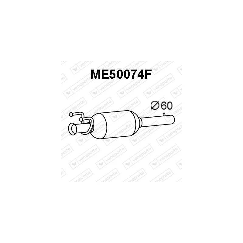 Filtre à particules / à suie, échappement VENEPORTE ME50074F