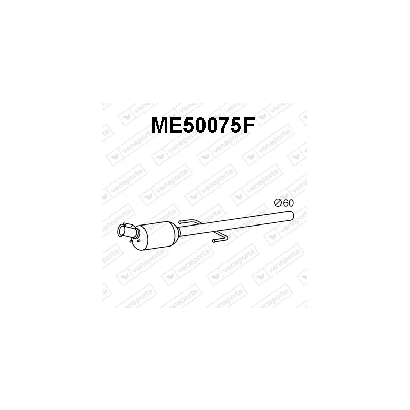 Filtre à particules / à suie, échappement VENEPORTE ME50075F