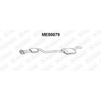 Silencieux central VENEPORTE