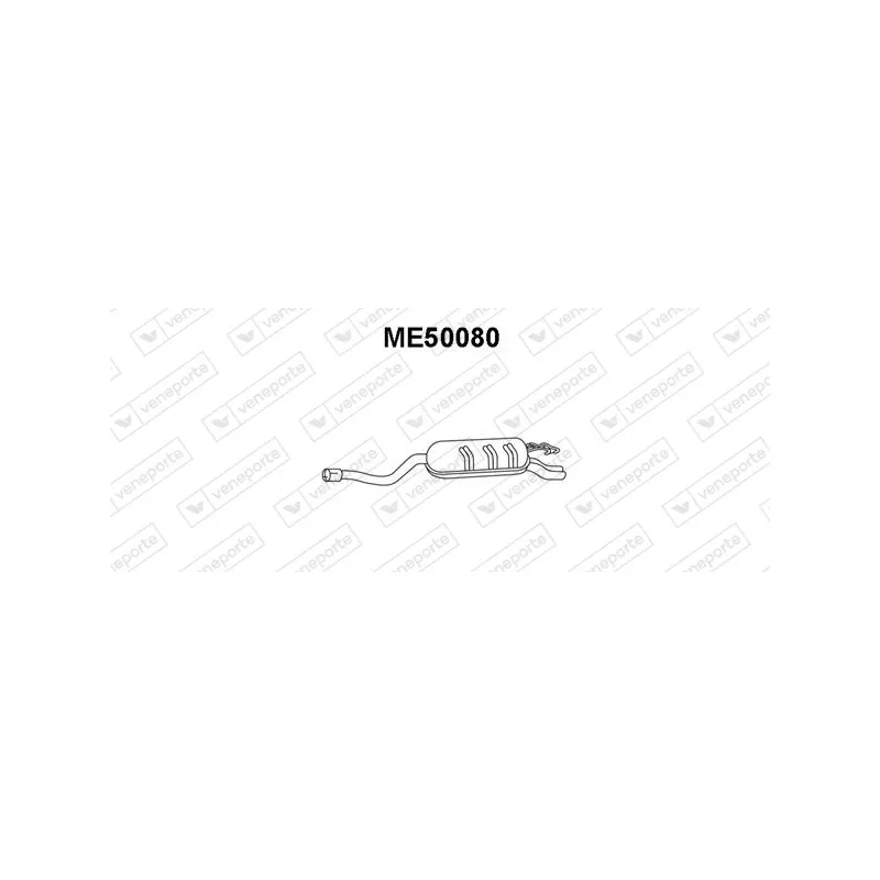 Silencieux arrière VENEPORTE ME50080