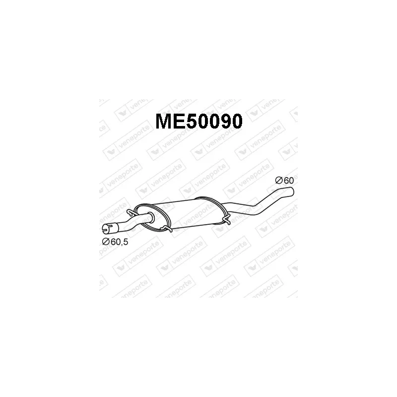Silencieux avant VENEPORTE ME50090