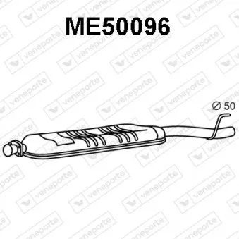 Silencieux central VENEPORTE ME50096