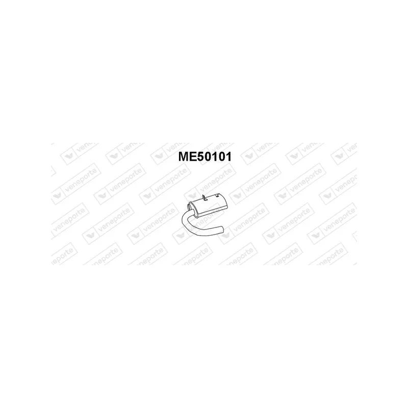 Silencieux avant VENEPORTE ME50101
