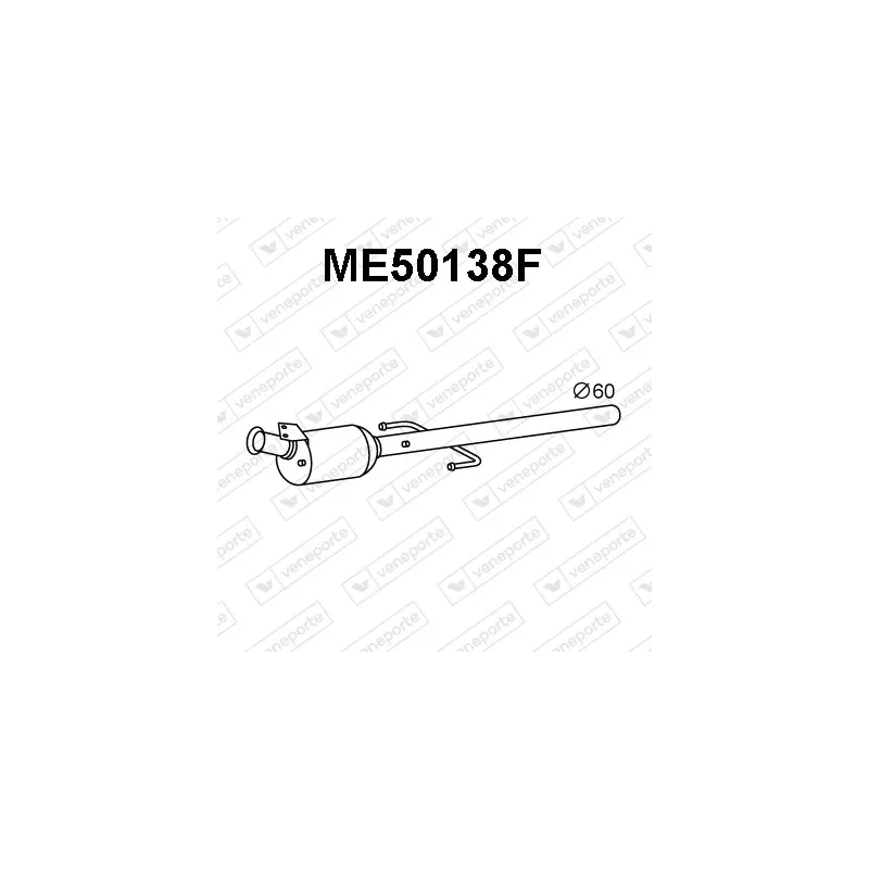 Filtre à particules / à suie, échappement VENEPORTE ME50138F