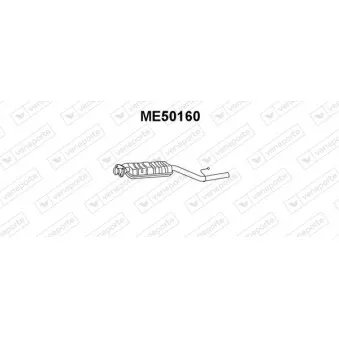 Silencieux central VENEPORTE ME50160