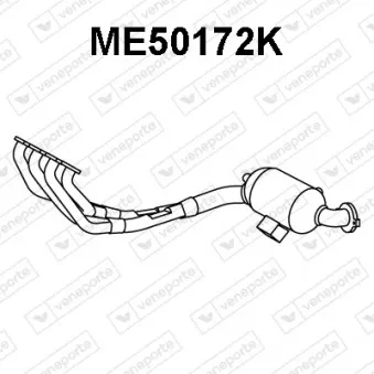 Catalyseur en coude VENEPORTE ME50172K