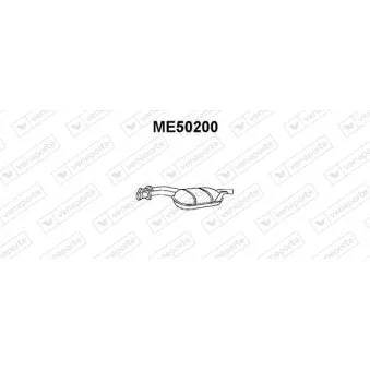 Silencieux central VENEPORTE ME50200