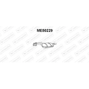 Silencieux central VENEPORTE ME50229