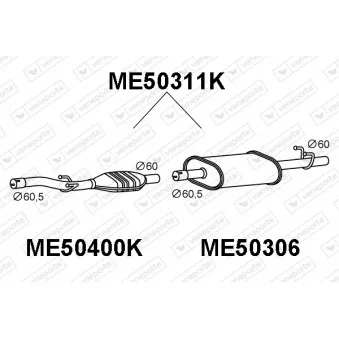 Catalyseur VENEPORTE ME50311K