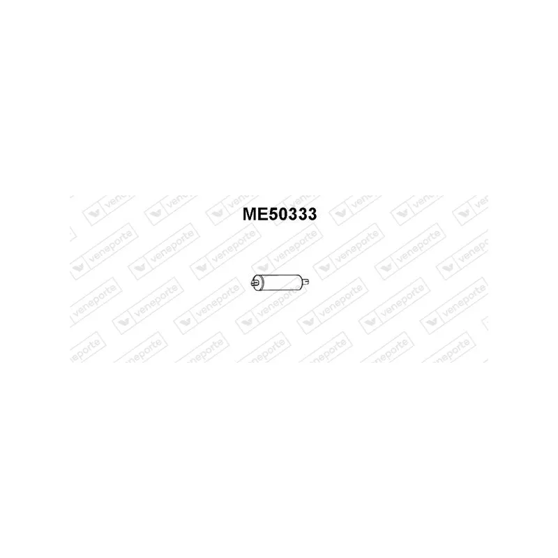 Silencieux arrière VENEPORTE ME50333
