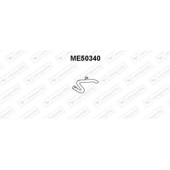 Tuyau d'échappement VENEPORTE ME50340