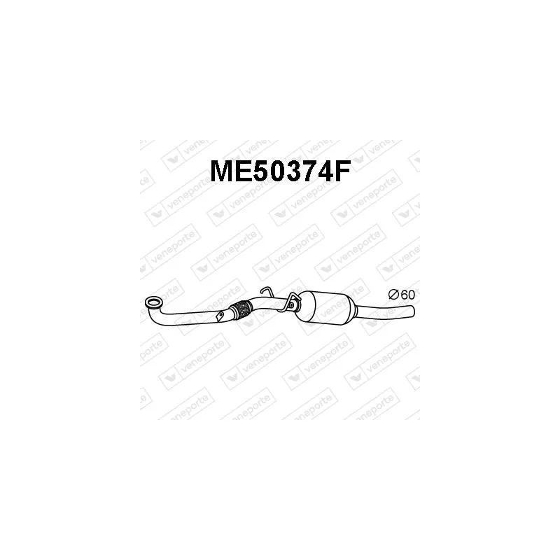 Filtre à particules / à suie, échappement VENEPORTE ME50374F