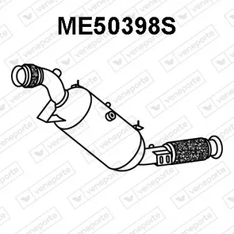 Filtre à particules / à suie, échappement VENEPORTE ME50398S