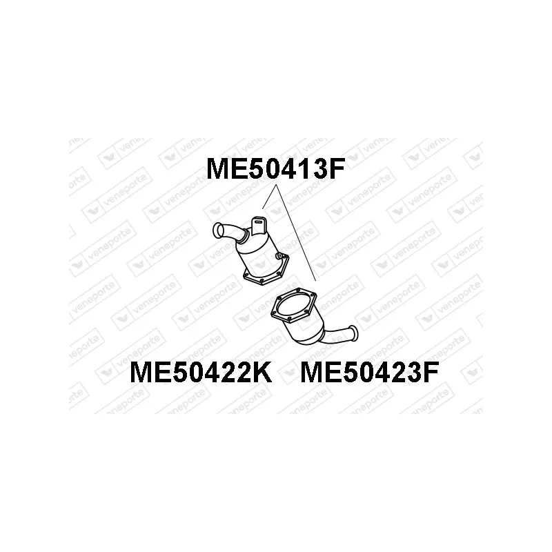 Filtre à particules / à suie, échappement VENEPORTE ME50413F