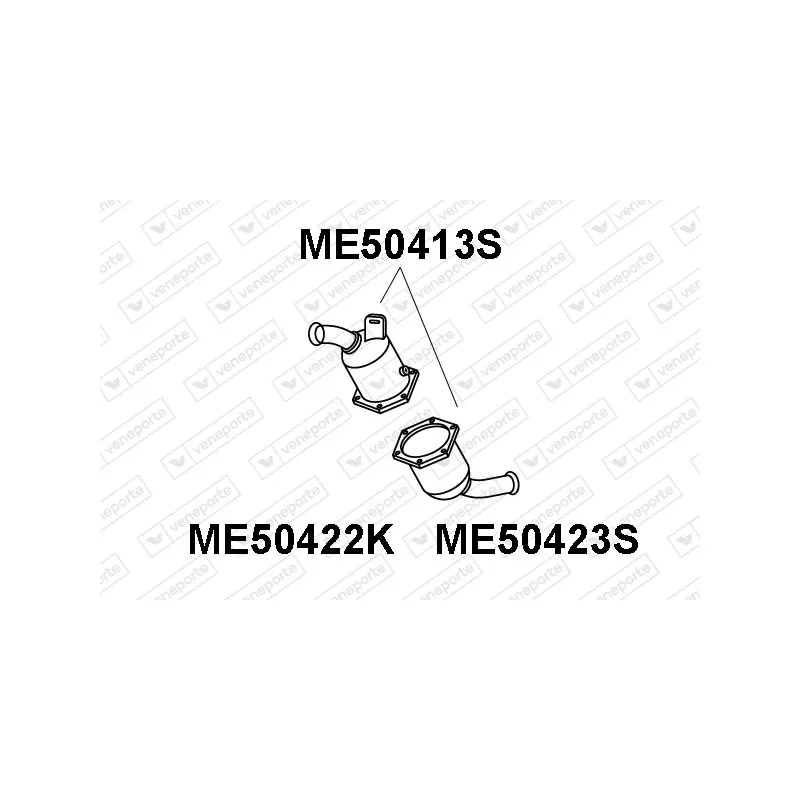 Filtre à particules / à suie, échappement VENEPORTE ME50413S