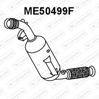 Filtre à particules / à suie, échappement VENEPORTE ME50499F