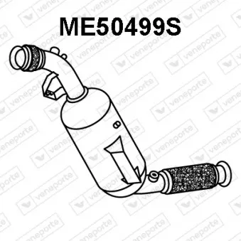 Filtre à particules / à suie, échappement VENEPORTE ME50499S