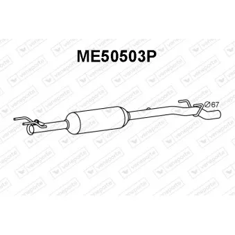 Catalyseur SCR VENEPORTE ME50503P