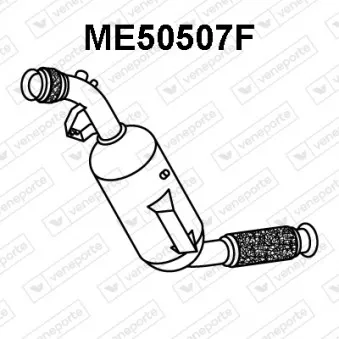 Filtre à particules / à suie, échappement VENEPORTE ME50507F