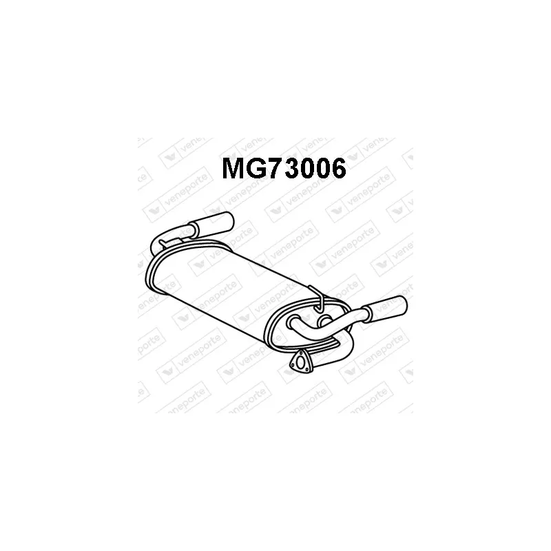 Silencieux arrière VENEPORTE MG73006