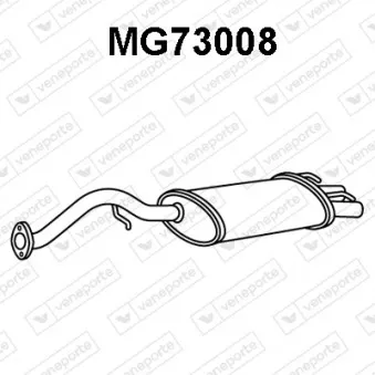 Silencieux arrière VENEPORTE MG73008