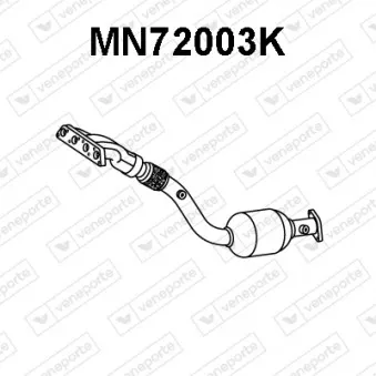 Catalyseur en coude VENEPORTE MN72003K