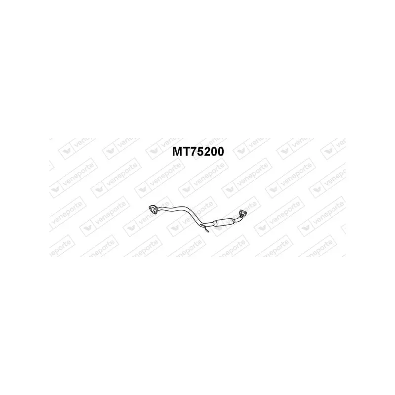 Silencieux central VENEPORTE MT75200