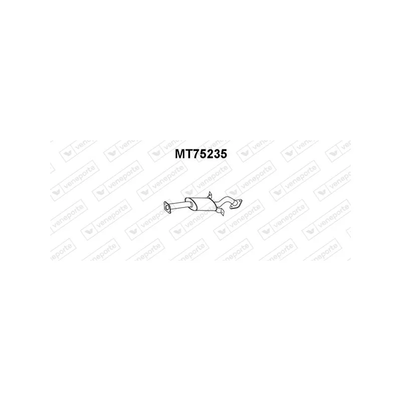 Silencieux avant VENEPORTE MT75235
