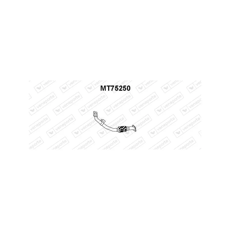 Tuyau d'échappement VENEPORTE MT75250