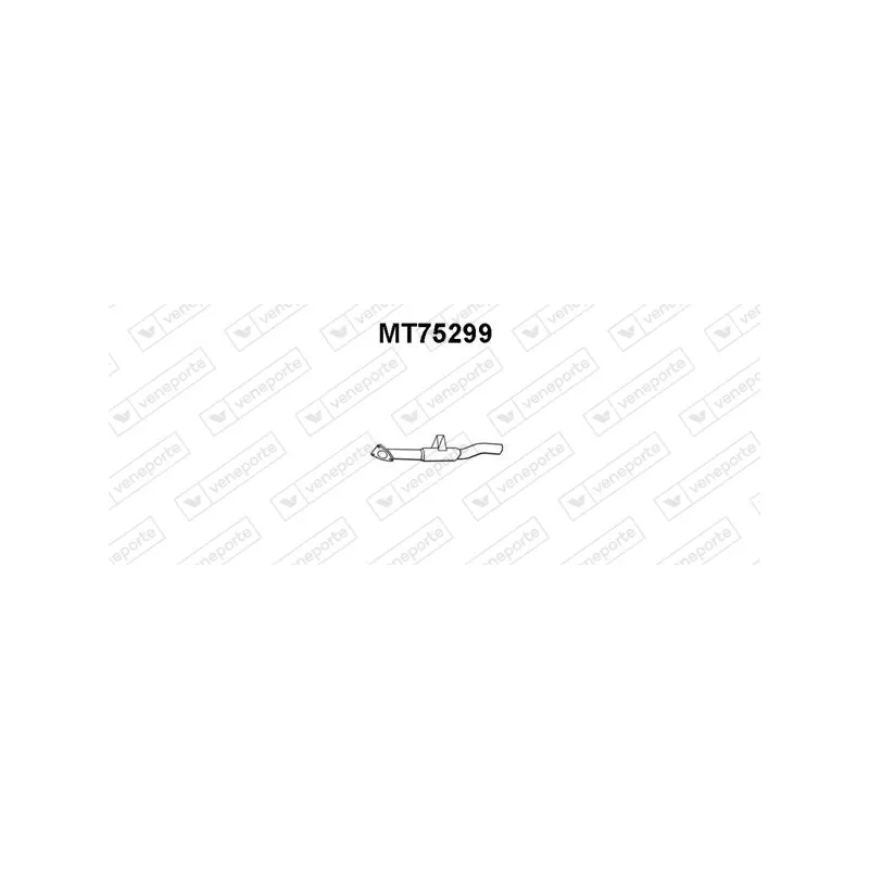 Silencieux arrière VENEPORTE MT75299