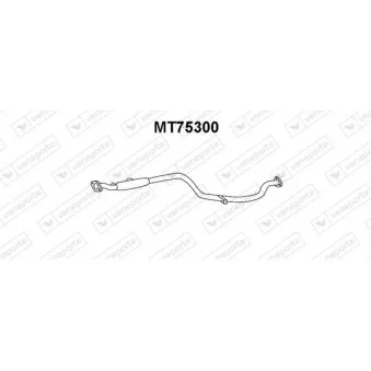 Silencieux central VENEPORTE MT75300