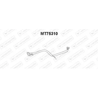 Tuyau d'échappement VENEPORTE